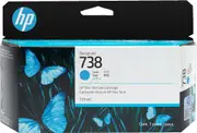 HP 738 130ml Cyan DesignJet Ink Cartridge [498N5A]