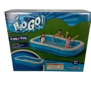 Bestway H2OGO Rectangular Inflatable 8’ 7” x 69” x 18” Above Ground Pool