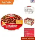 Ready-to-Eat Chili with Beans, 10 Oz Microwave Trays - 6 Pack, No Prep Needed