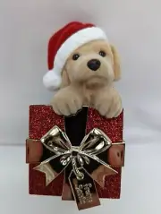 PRESENT PUPPY DOG SANTA CLAUSE WALLFLOWERS FRAGRANCE PLUG BATH & BODY WORKS 2022