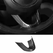 Fit For Mini Cooper Clubman F54 Dry Carbon Fiber Steering Wheel Sheet Cover Trim
