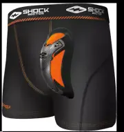 Shock Doctor Ultra Pro Boxer Compression Shorts w/ Ultra Carbon FlexCup Black L