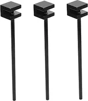 Abaodam 1 Set Adjustable Grill Pan Bracket for Camping Bbq Sturdy Holder for Grill Pans Easy Installation Durable Design for Outdoor Cooking Grilling
