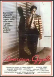 Modern Italian FILM POSTER Postcard: AMERICAN GIGOLO (Richard Gere). Free Post
