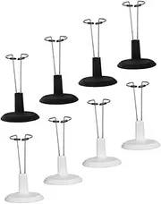 Hohopeti 8pcs Doll Display Stand Vertical Support for Dolls Racks for Organizing Showcasing Action Figures Collectibles