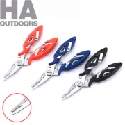 Fishing Pliers Scissors Line Cutter Braid Split Ring Tool Lip Grip TACKLE