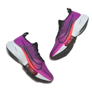 Nike 慢跑鞋 Air Zoom Tempo Next% FK 女鞋 螢光紫 路跑 氣墊 運動鞋 CI9924-501 [ACS 跨運動]