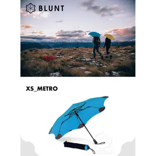 【BLUNT 紐西蘭 XS_METRO UV自動折傘《風格藍》】BLT-X01/摺疊傘/自動傘/雨傘/晴雨傘/悠遊山水