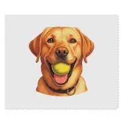2 x 'Golden Labrador With Ball' Lens Cleaning Cloths (LC00031470)