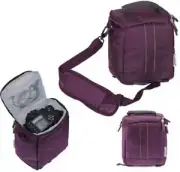 Navitech Purple Camera Bag For The Nikon D50 DSLR Camera