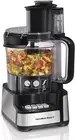 Hamilton Beach - 70725AG - 12-Cup Stack & Snap Food Processor, Black & Stainles