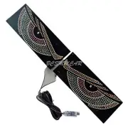 Car Back Window Glass Expression Lights LED Strips Lamp Panel Windshield Display (for: Peugeot)