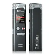 64GB Digital Voice Recorder - V6 Voice Activated Recorder with Playback, Port...