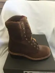 Chippewa Super DNA Tan Style59408 Men’s Size 9 Width 3E Waterproof Plain Logger