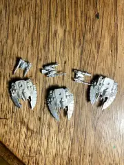 Epic 40k Eldar Falcons Metal x3 (3rd Ed) (6mm AT Legions) OOP READ DESCRIPTION