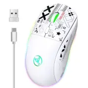 T90 2.4G Mechanical Mouse RGB Gaming Mouse Ergonomic 3600DPI Mouse 11 RGB1004