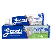 Organic Grants Toothpaste Blueberry Burst Kids Fluoride Free 75g – Fresh, healthy organic delivery | Doorstep Organics
