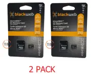 2 PACK Blackweb 128 GB microSDXC U3 Memory Card with Adapter (BWA21PHM002C)™