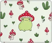 08 Cute Mouse Pad,Mushroom Mouse pad,Green Mouse Pad,Frog Mouse pad,cottagecore Mousepad,fairycore Mousepad,Small Mouse pad,8.3 * 10.3 Inches
