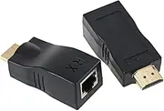 CY RJ45 to HDMI 1.4 Extender Over Single 30m Ethernet LAN RJ45 CAT5E CAT6 for HDTV 1080P with 3D