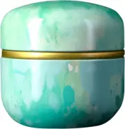 Body Powder Container with Powder Puff for Baby Women Talc Free Dusting