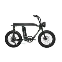 在飛比找momo購物網優惠-【SEic】復古Unimoke城市電動輔助自行車_街頭墨軍綠