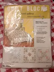 Vtg Kugel-Vogart Quilt Blocks Daisy Legend 384-A NIP Bedspread Single Queen