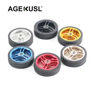 ACEOFFIX 自行車易行輪 Easywheel 腳踏車易行輪 滾輪 80mm易行輪用於Brompton折疊自行車