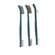 Double Ended Wire Brush Set - 3 Piece Set