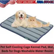 1 PCS Pet Self-Cooling Cage Kennel Pad, Mat, Beds for Dogs Washable Water-Resist