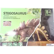 Stegosaurus Archaeological Dig Learning & Excavation Kit New
