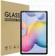 Simpeak 2 Pack Screen Protector Compatible with Samsung Galaxy Tab S6 Lite 2020 & 2022 10.4", Tempered Glass Screen Protectors Replacement for Samsung Tab S6 Lite 10.4, Film clear [9H Hardness][Bubble Free]