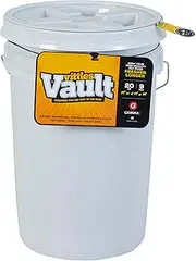 Gamma2 Vittles Vault 25 lb Airtight Bucket Container for Food Storage, Food Grade and BPA Free