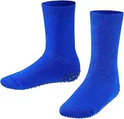 FALKE Unisex Kinder Catspads Haussocken Baumwolle Wolle Schwarz Grau viele weitere Farben verstärkte Hüttensocken ohne Muster atmungsaktiv Noppendruck rutschhemmend auf der Sohle 1 Paar