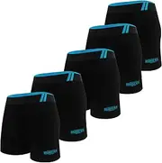 [Organics Wear] Anti Chafing Mens Bamboo Underwear Boxer Brief - 5 Pack