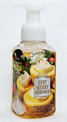 1 VERY MERRY MERINGUE BATH BODY WORKS GENTLE FOAMING HAND SOAP WASH 8.75 FL OZ