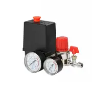 Air Compressor Pressure Switch Valve Control Manifold Regulator with Gauges