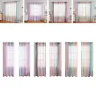 Sheer curtain with rod pocket, sheer curtain, window curtain, farmhouse