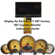 Display for Porsche 911 997 Carrera, 987 Cayman, Boxster Speedometer Instrument (for: Porsche)