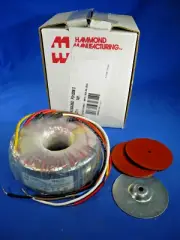 Hammond Mfg 182L30 Transformer Toroidal, Power 117/234VAC Primary; 50/60 Hz; 120