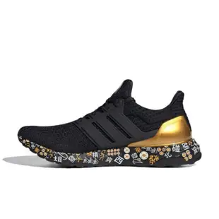 現貨 iShoes正品 Adidas UltraBOOST 男鞋 黑 金 麻將 自摸 透氣 網布 慢跑鞋 FZ3888