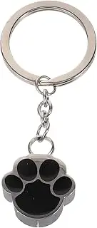 ibasenice Dog Paw Pendant Urn Keychain Memorial Ashes Holder Keepsake for Pet Remembrance Thoughtful Present for Durable and Stylish Keychain