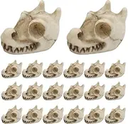 Decorative Rocks - Vase Filler Stones | 20X Resin Polished Accessories Decoration Dragon Skull Design for Aquarium Garden Landscaping