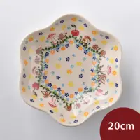 在飛比找momo購物網優惠-【波蘭陶】Vena 花型盤{小} 造型餐盤 陶瓷盤 菜盤 水