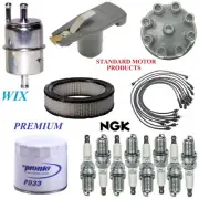 Tune Up Kit Filters Cap Wire Spark Plugs For JEEP CHEROKEE V8 6.6L 1977-1978