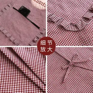 2021新款圍裙女家用廚房夏季薄款工作服透氣網紅日式棉麻做飯圍腰