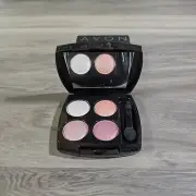 Avon True Color Eyeshadow Quad Four Eyeshadows Romantic Mauves New