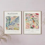 Waeta Rnvzx Matisse Posters Abstract landscape Wall Art Matisse Canvas Painting Matisse Prints For Modern Home Matisse Art Decor Pictures 50x60cmx2 No Frame
