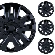 PACRIM 17" Universal Gloss Black Wheel Covers/Hubcaps | 10 Spoke | Set of 4