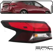 Driver Side CAPA Halogen Tail Light fits NISSAN 20-24 VERSA